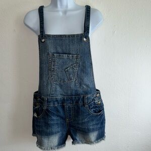 Hot Kiss Ava Overall Shorts